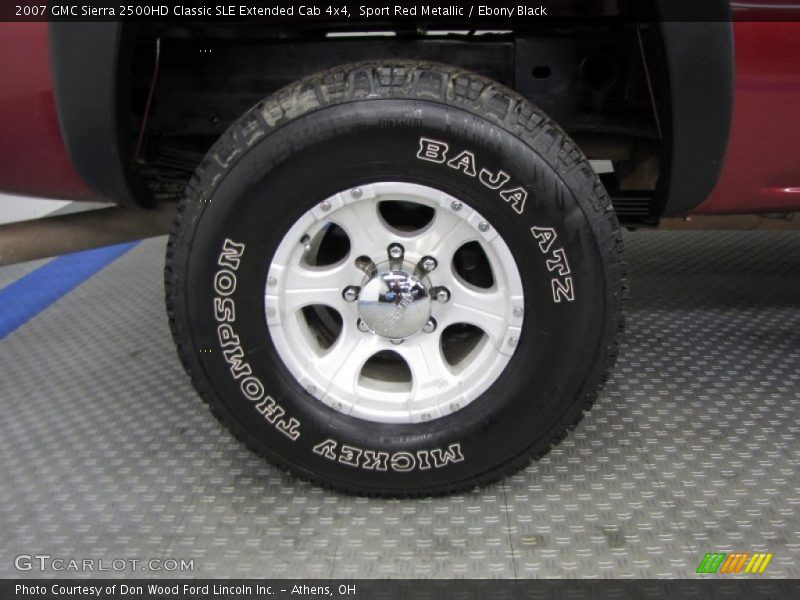 Sport Red Metallic / Ebony Black 2007 GMC Sierra 2500HD Classic SLE Extended Cab 4x4