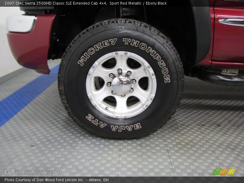Sport Red Metallic / Ebony Black 2007 GMC Sierra 2500HD Classic SLE Extended Cab 4x4