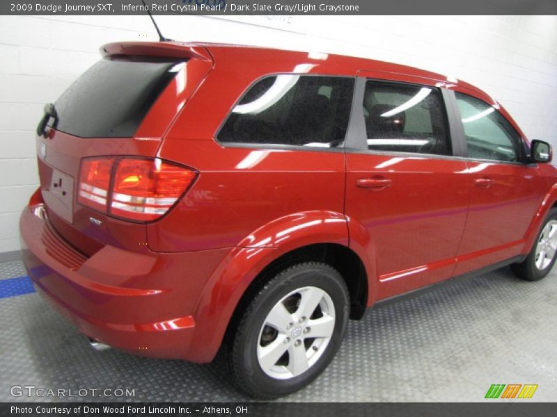 Inferno Red Crystal Pearl / Dark Slate Gray/Light Graystone 2009 Dodge Journey SXT