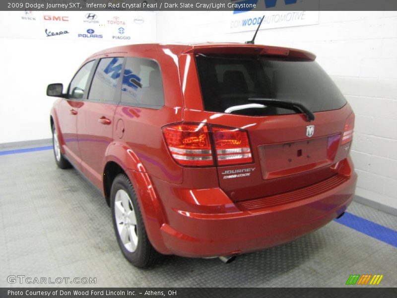 Inferno Red Crystal Pearl / Dark Slate Gray/Light Graystone 2009 Dodge Journey SXT