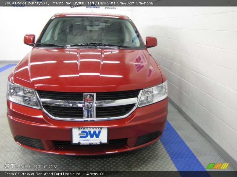 Inferno Red Crystal Pearl / Dark Slate Gray/Light Graystone 2009 Dodge Journey SXT