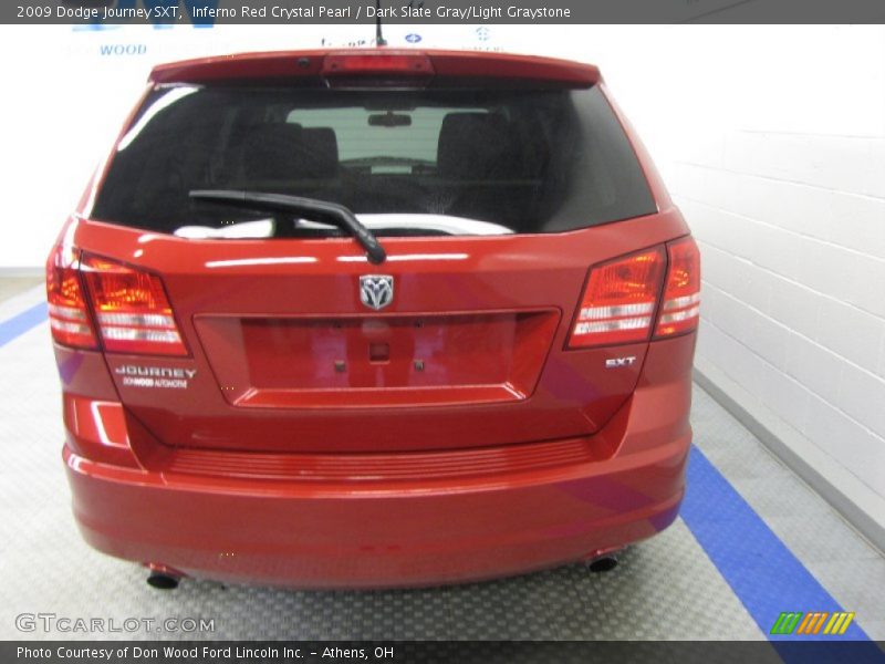 Inferno Red Crystal Pearl / Dark Slate Gray/Light Graystone 2009 Dodge Journey SXT