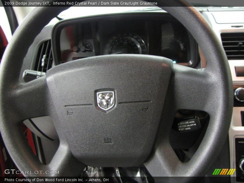 Inferno Red Crystal Pearl / Dark Slate Gray/Light Graystone 2009 Dodge Journey SXT