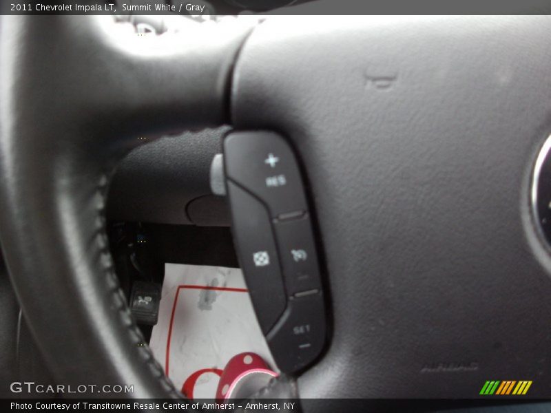 Summit White / Gray 2011 Chevrolet Impala LT
