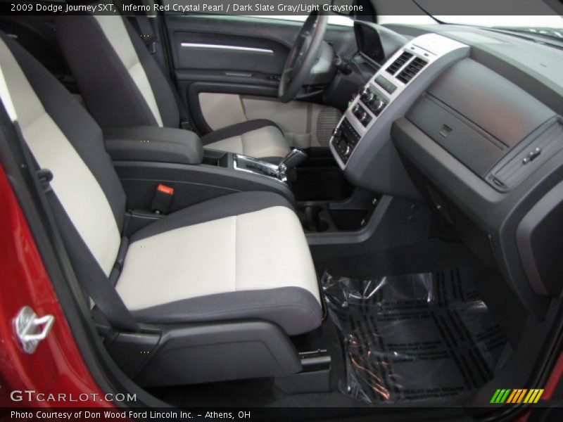 Inferno Red Crystal Pearl / Dark Slate Gray/Light Graystone 2009 Dodge Journey SXT