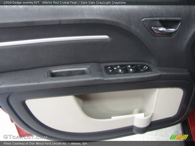 Inferno Red Crystal Pearl / Dark Slate Gray/Light Graystone 2009 Dodge Journey SXT