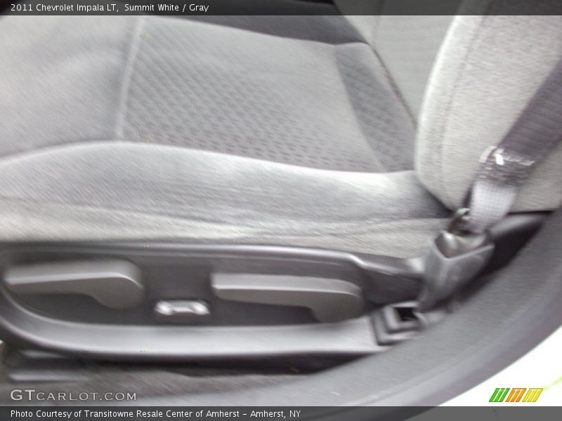 Summit White / Gray 2011 Chevrolet Impala LT