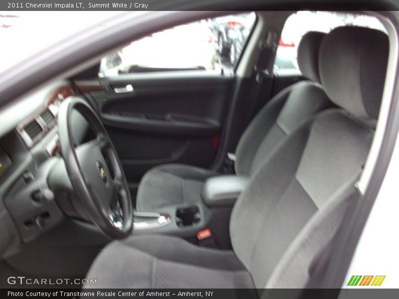Summit White / Gray 2011 Chevrolet Impala LT
