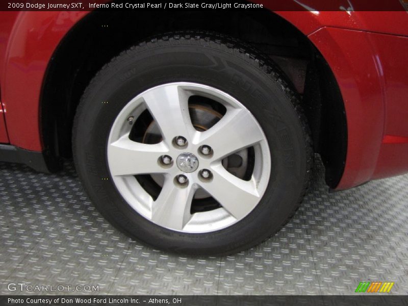 Inferno Red Crystal Pearl / Dark Slate Gray/Light Graystone 2009 Dodge Journey SXT