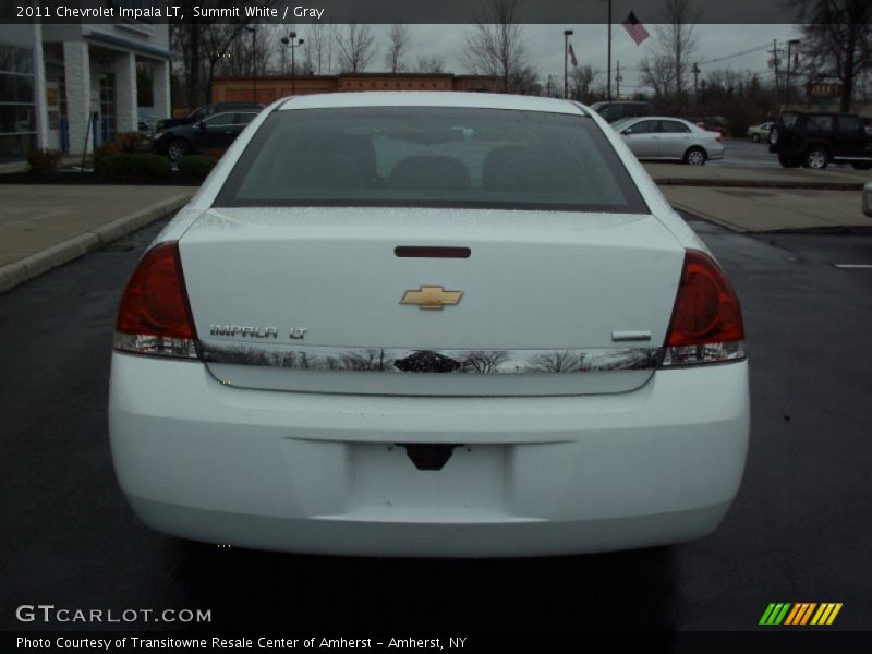 Summit White / Gray 2011 Chevrolet Impala LT