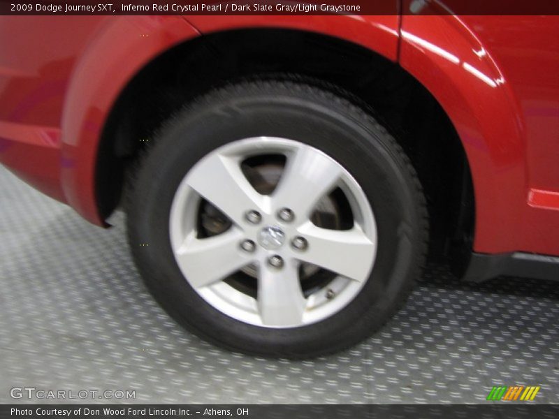 Inferno Red Crystal Pearl / Dark Slate Gray/Light Graystone 2009 Dodge Journey SXT