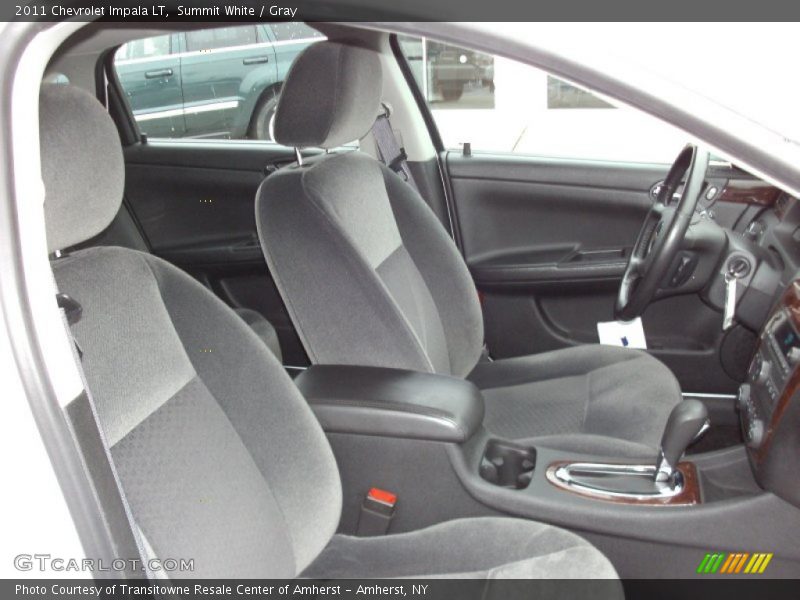 Summit White / Gray 2011 Chevrolet Impala LT