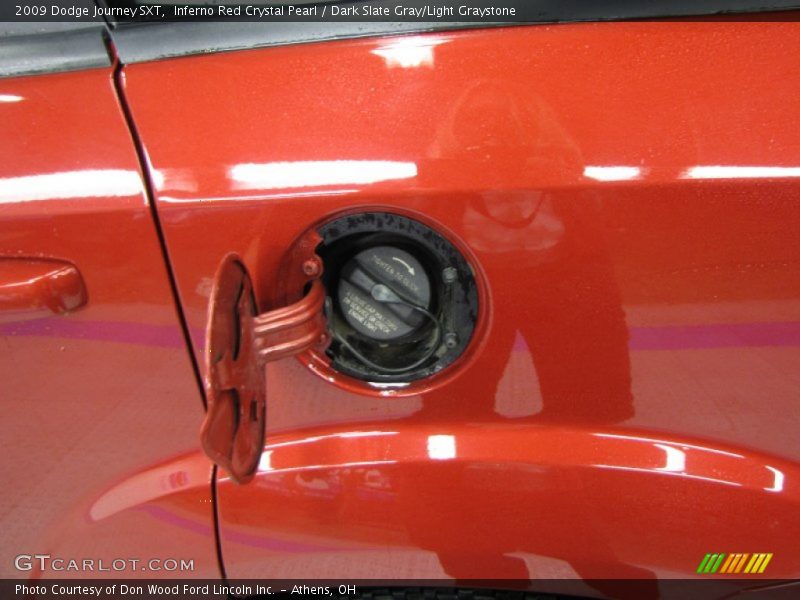 Inferno Red Crystal Pearl / Dark Slate Gray/Light Graystone 2009 Dodge Journey SXT