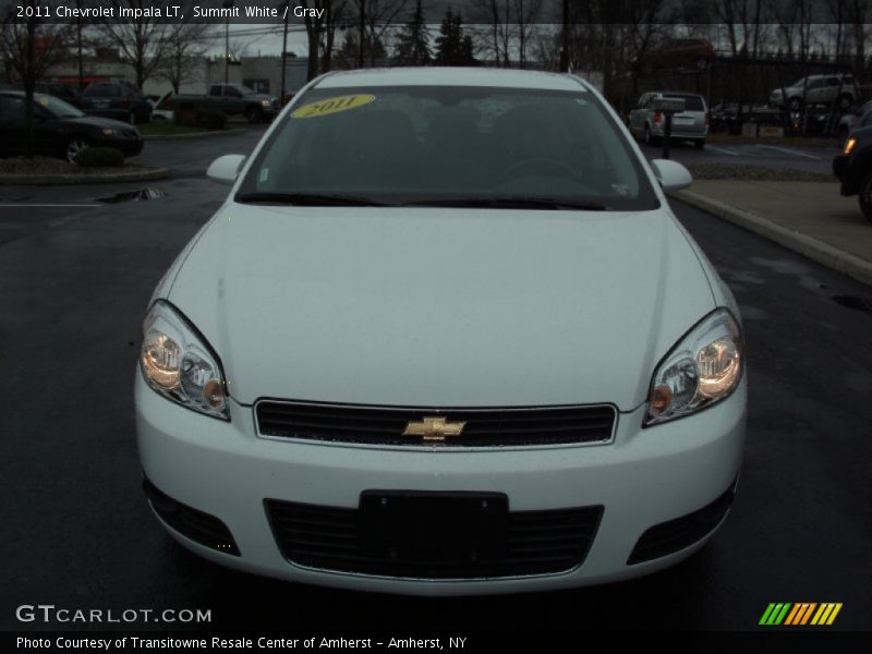 Summit White / Gray 2011 Chevrolet Impala LT