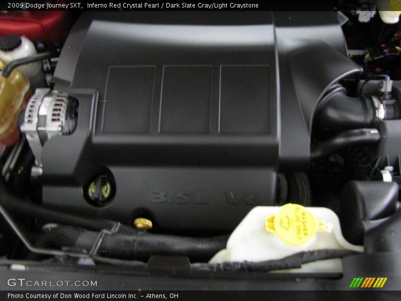 Inferno Red Crystal Pearl / Dark Slate Gray/Light Graystone 2009 Dodge Journey SXT