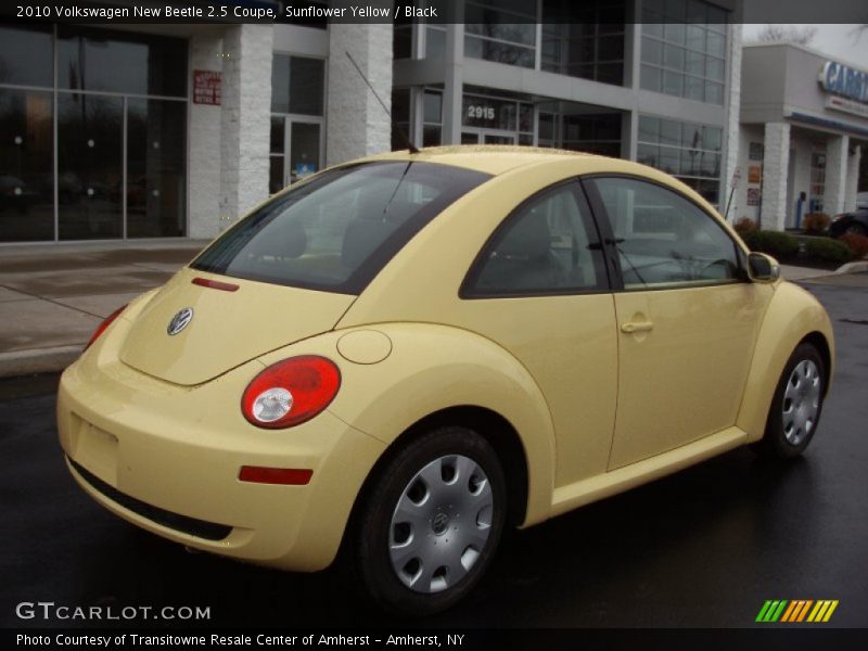 Sunflower Yellow / Black 2010 Volkswagen New Beetle 2.5 Coupe