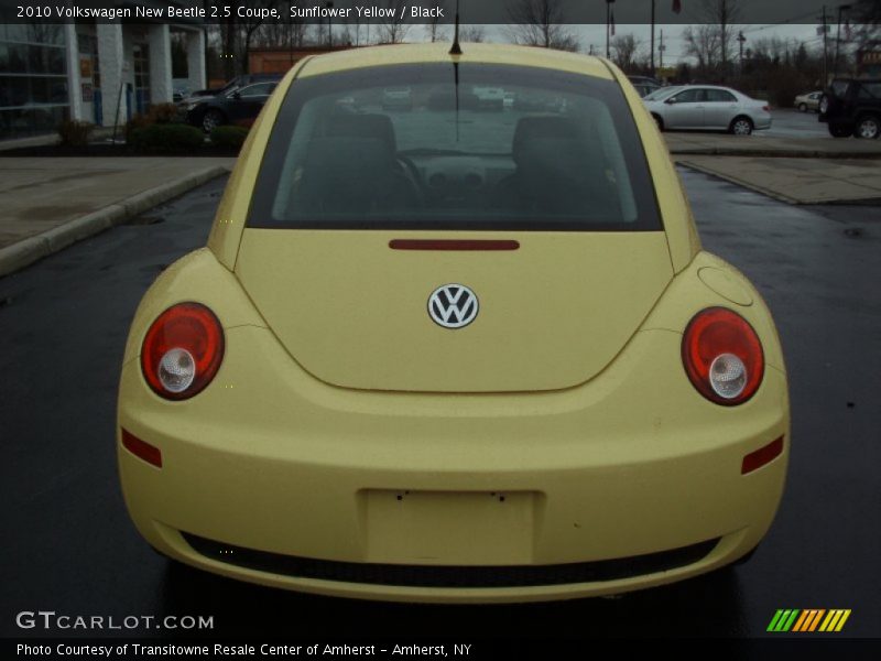 Sunflower Yellow / Black 2010 Volkswagen New Beetle 2.5 Coupe