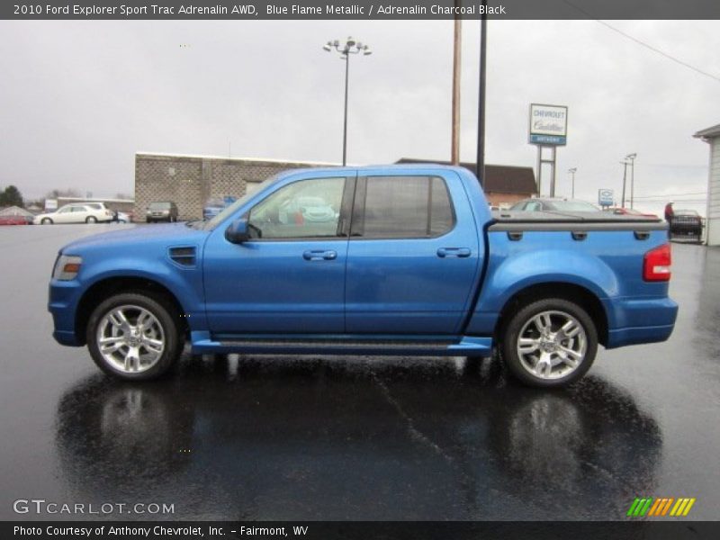  2010 Explorer Sport Trac Adrenalin AWD Blue Flame Metallic