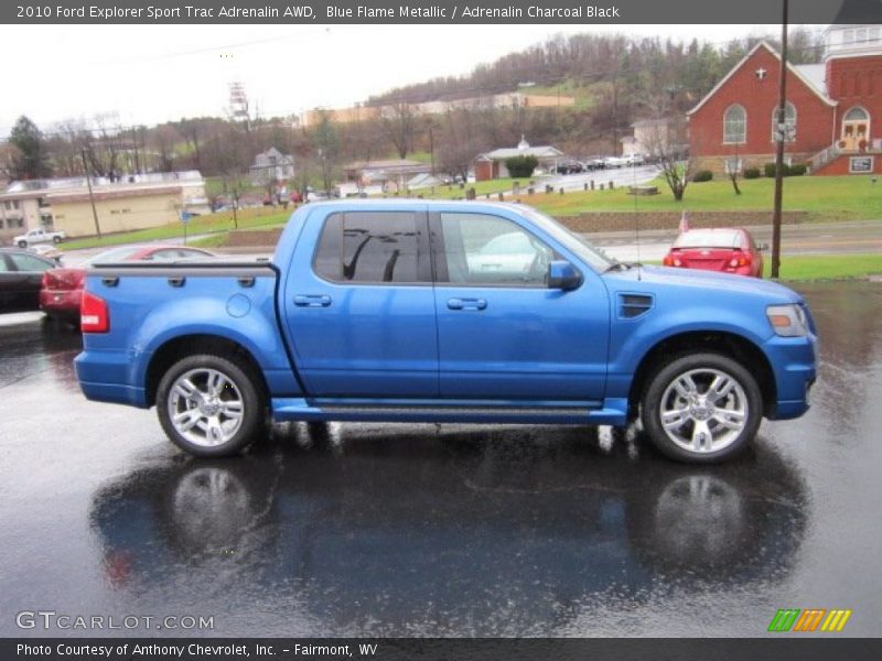  2010 Explorer Sport Trac Adrenalin AWD Blue Flame Metallic