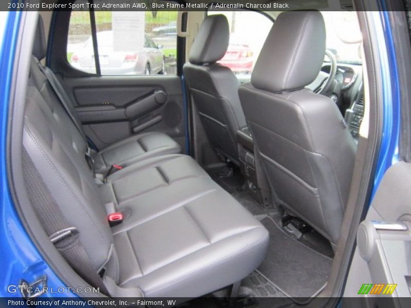  2010 Explorer Sport Trac Adrenalin AWD Adrenalin Charcoal Black Interior