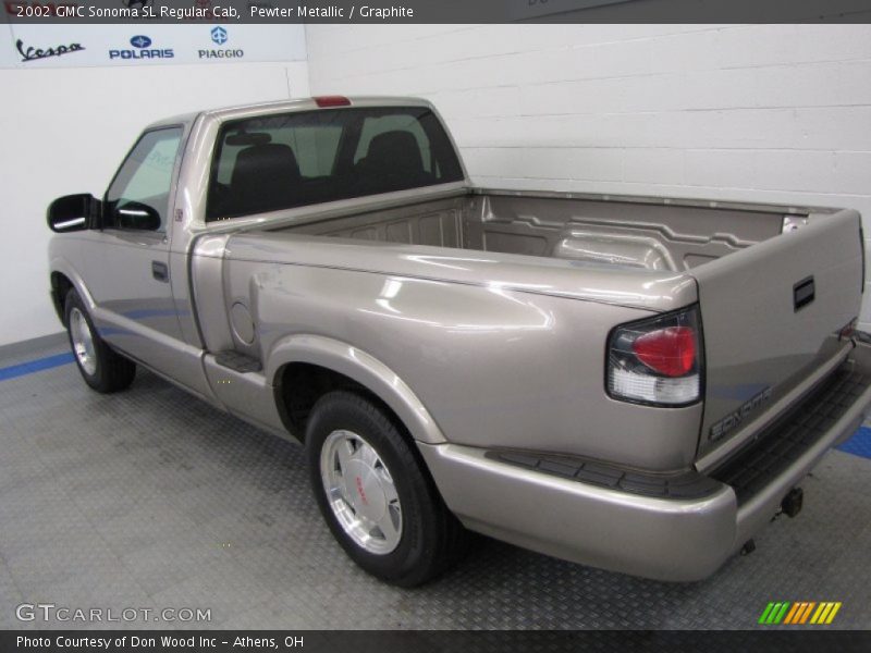 Pewter Metallic / Graphite 2002 GMC Sonoma SL Regular Cab