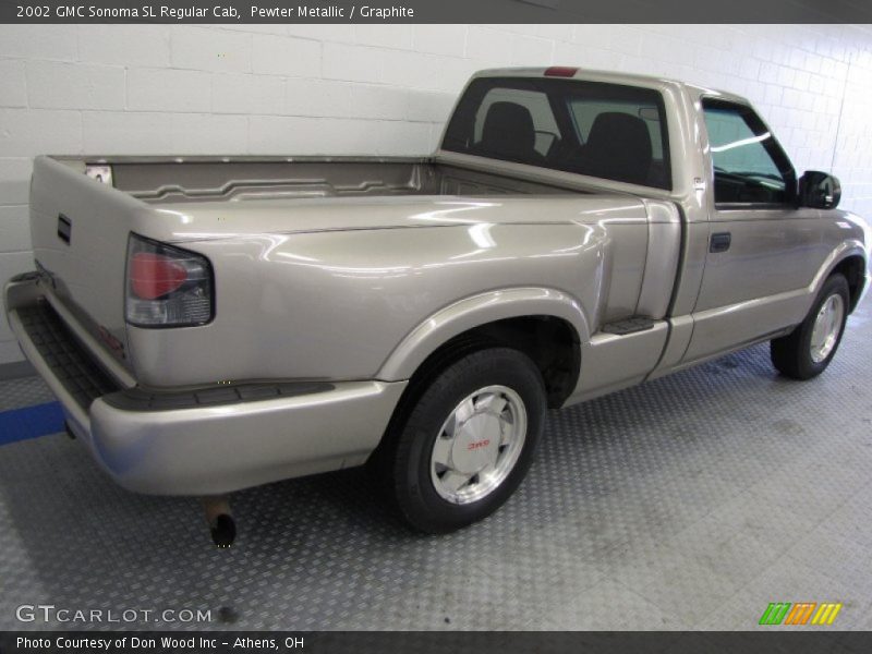 Pewter Metallic / Graphite 2002 GMC Sonoma SL Regular Cab