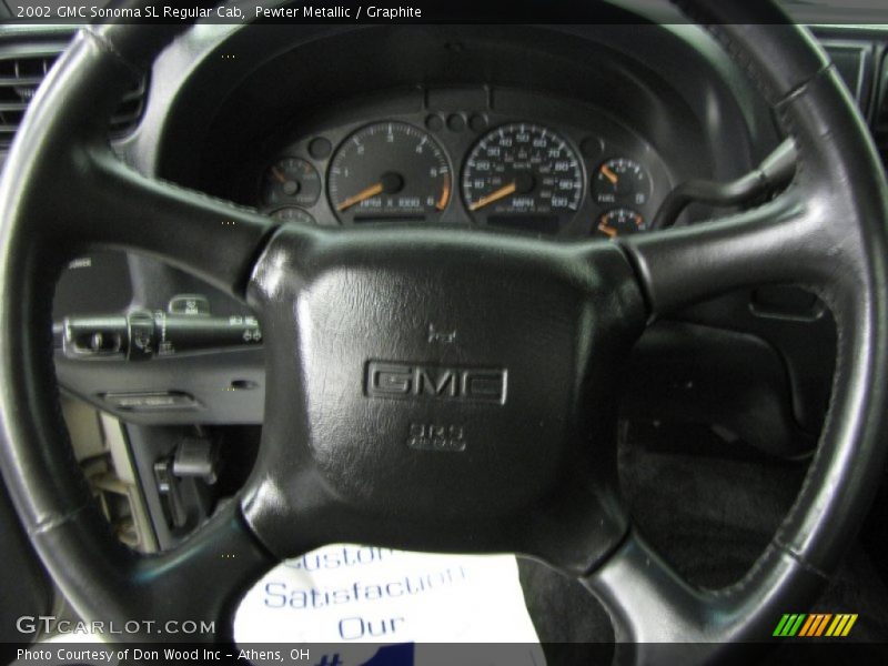 Pewter Metallic / Graphite 2002 GMC Sonoma SL Regular Cab
