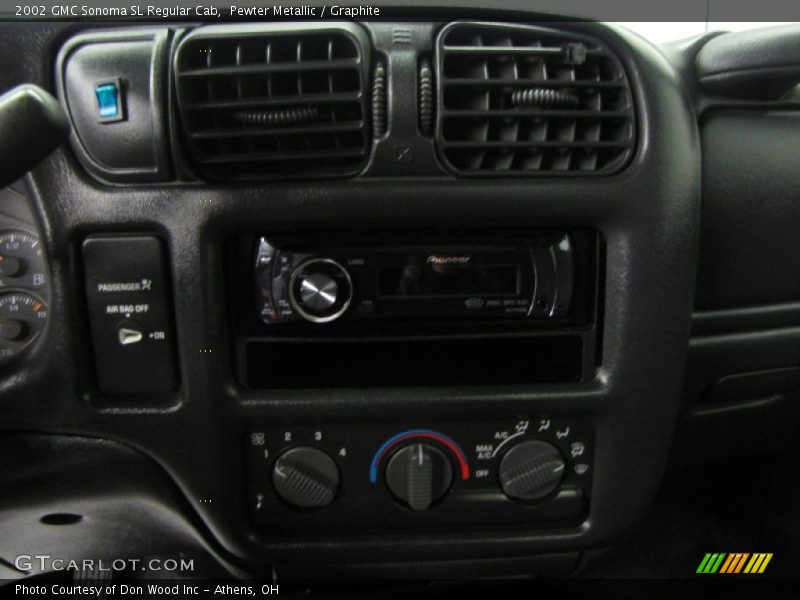 Pewter Metallic / Graphite 2002 GMC Sonoma SL Regular Cab
