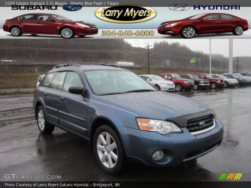 Atlantic Blue Pearl / Taupe 2006 Subaru Outback 2.5i Wagon