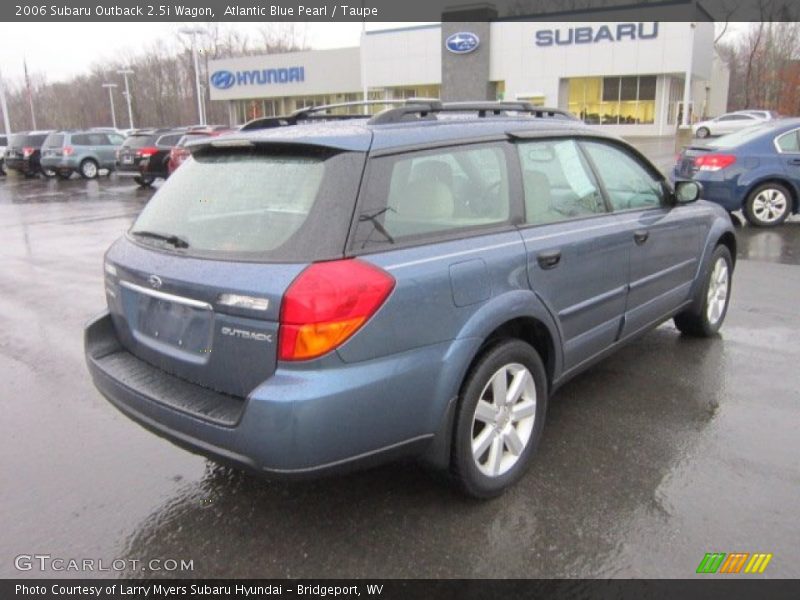 Atlantic Blue Pearl / Taupe 2006 Subaru Outback 2.5i Wagon