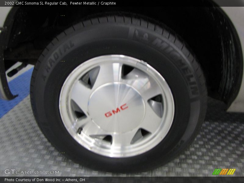 Pewter Metallic / Graphite 2002 GMC Sonoma SL Regular Cab
