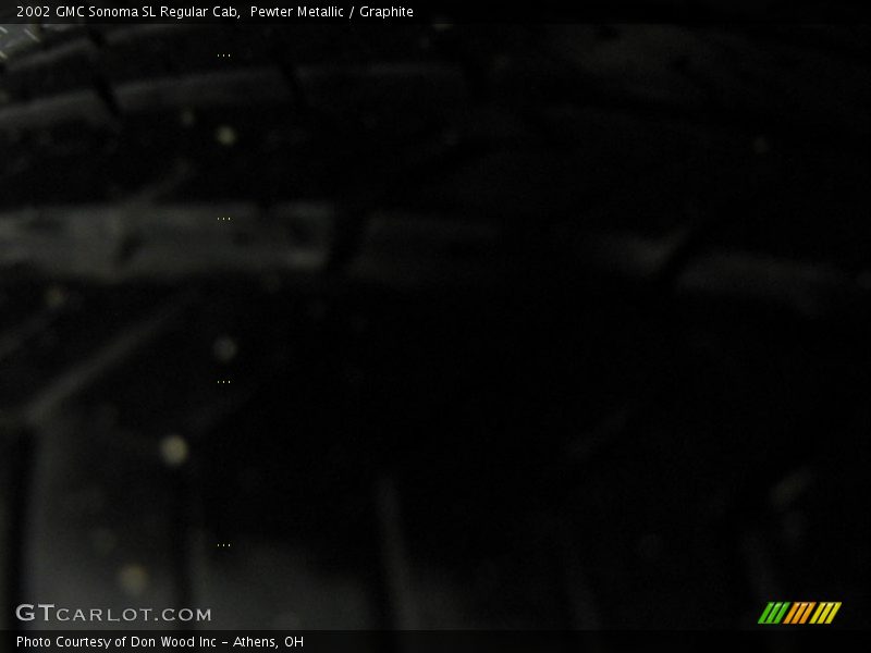 Pewter Metallic / Graphite 2002 GMC Sonoma SL Regular Cab