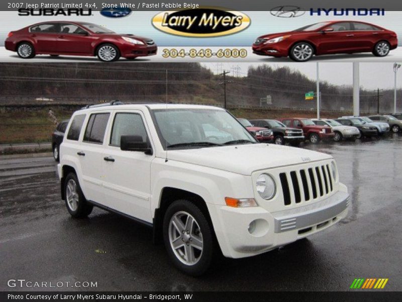 Stone White / Pastel Pebble Beige 2007 Jeep Patriot Limited 4x4