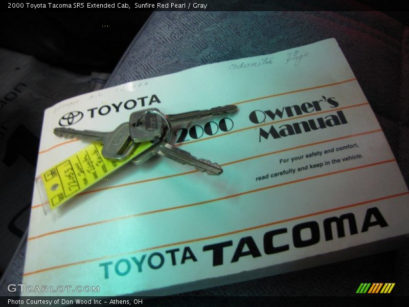 Keys of 2000 Tacoma SR5 Extended Cab