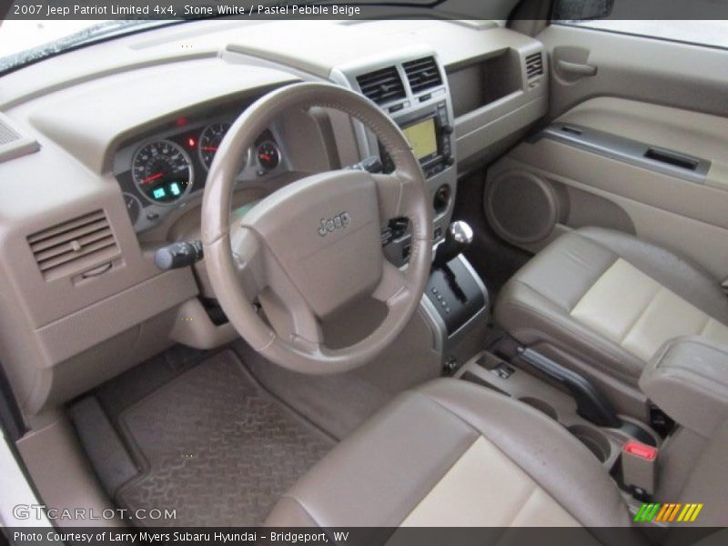 Stone White / Pastel Pebble Beige 2007 Jeep Patriot Limited 4x4