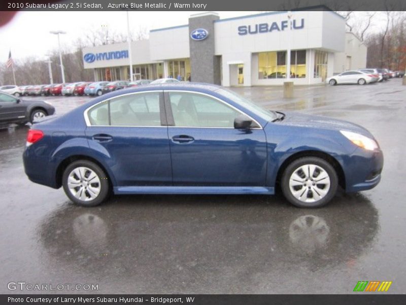  2010 Legacy 2.5i Sedan Azurite Blue Metallic