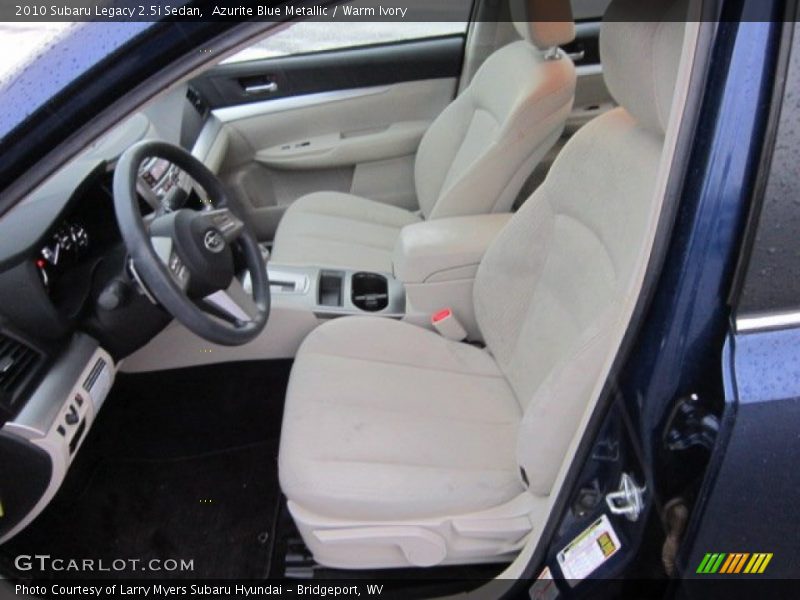  2010 Legacy 2.5i Sedan Warm Ivory Interior