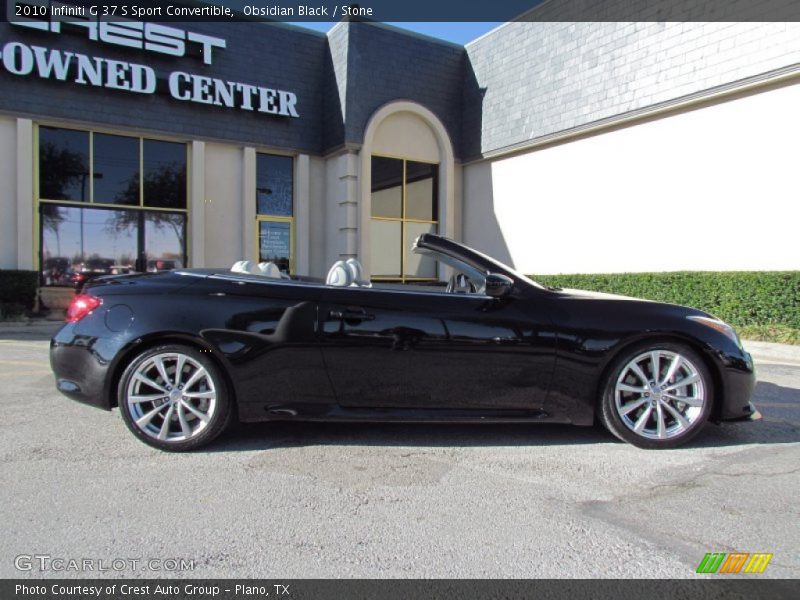 Obsidian Black / Stone 2010 Infiniti G 37 S Sport Convertible