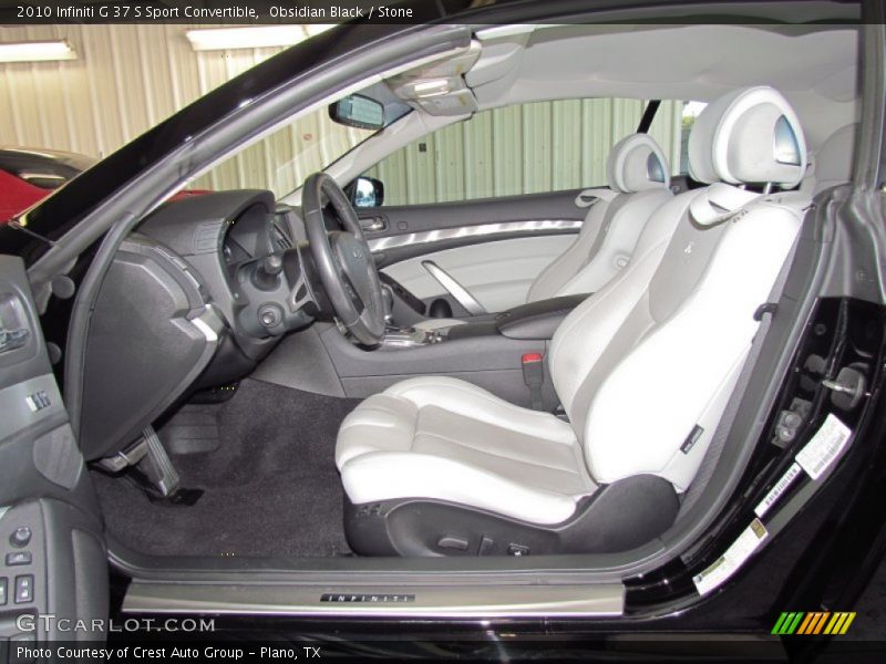  2010 G 37 S Sport Convertible Stone Interior