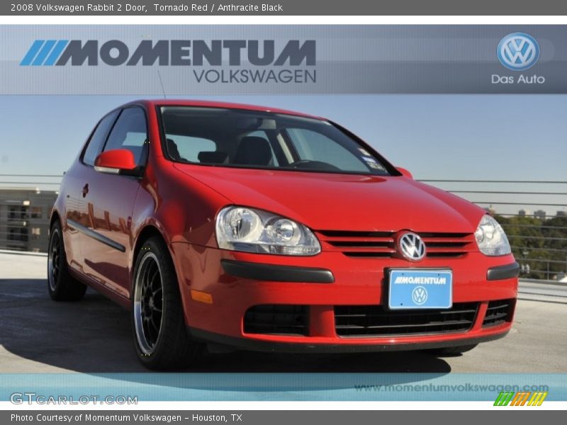 Tornado Red / Anthracite Black 2008 Volkswagen Rabbit 2 Door