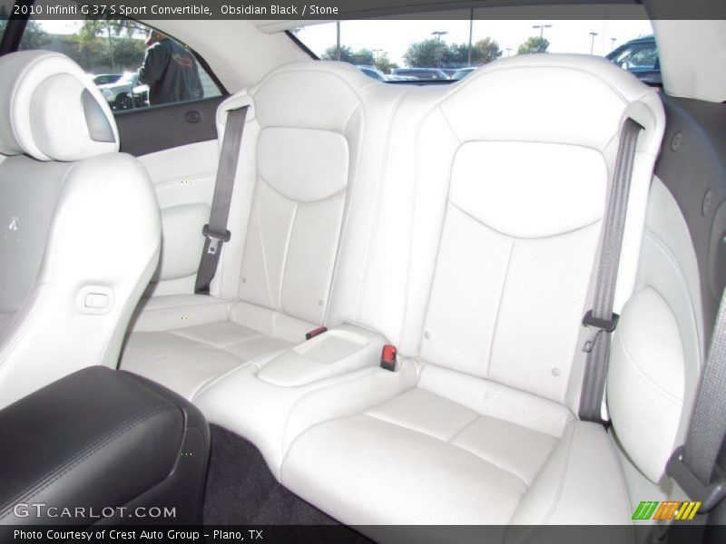Obsidian Black / Stone 2010 Infiniti G 37 S Sport Convertible