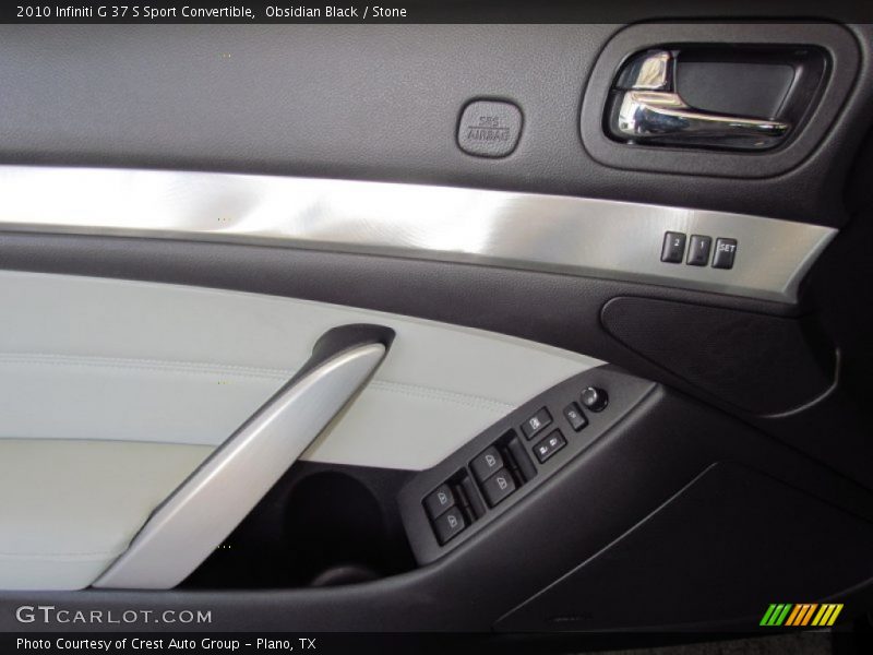 Obsidian Black / Stone 2010 Infiniti G 37 S Sport Convertible