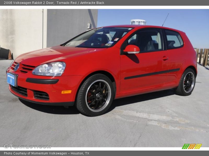 Tornado Red / Anthracite Black 2008 Volkswagen Rabbit 2 Door