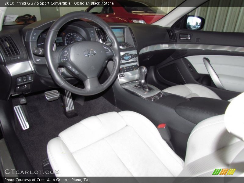  2010 G 37 S Sport Convertible Stone Interior