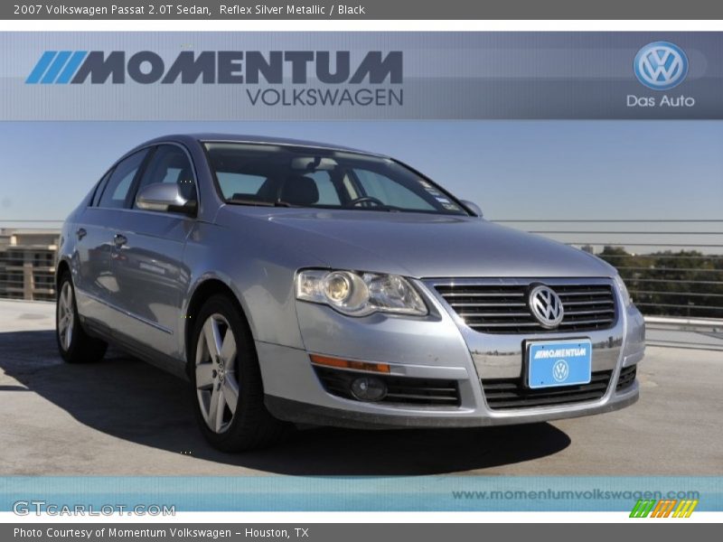 Reflex Silver Metallic / Black 2007 Volkswagen Passat 2.0T Sedan