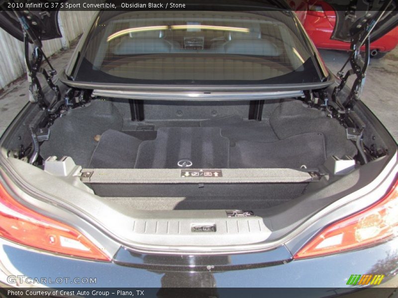 Obsidian Black / Stone 2010 Infiniti G 37 S Sport Convertible