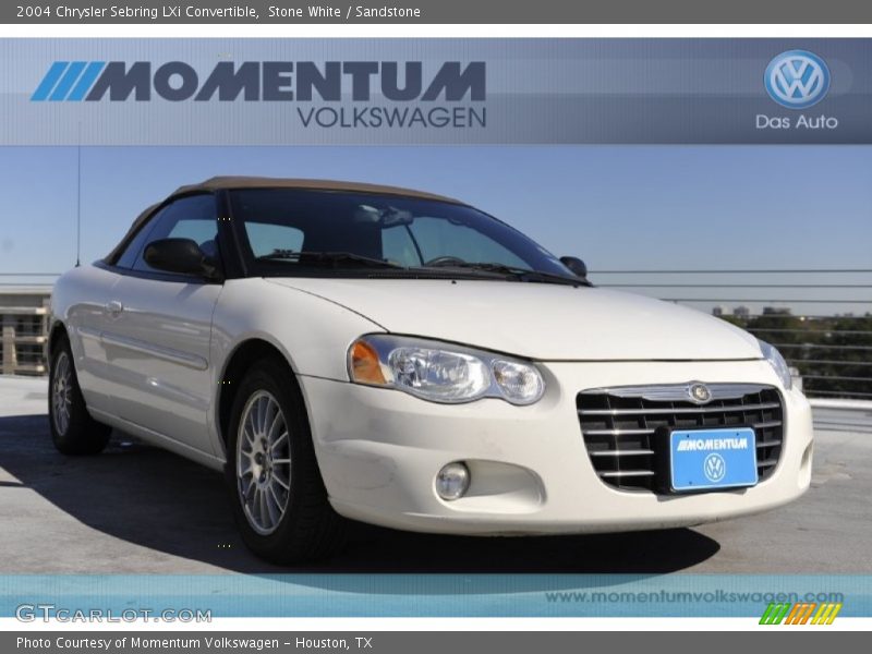 Stone White / Sandstone 2004 Chrysler Sebring LXi Convertible