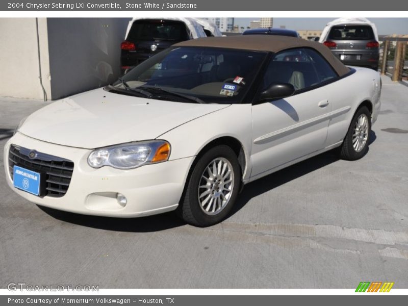 Stone White / Sandstone 2004 Chrysler Sebring LXi Convertible