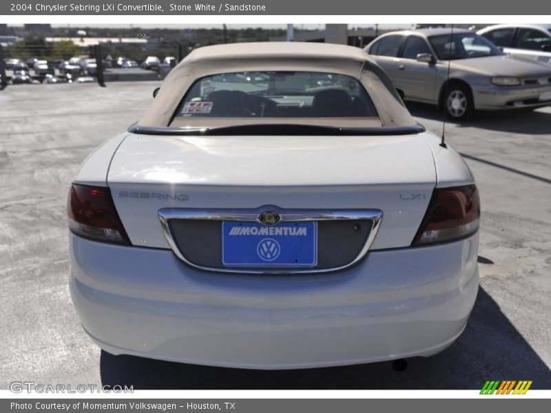 Stone White / Sandstone 2004 Chrysler Sebring LXi Convertible