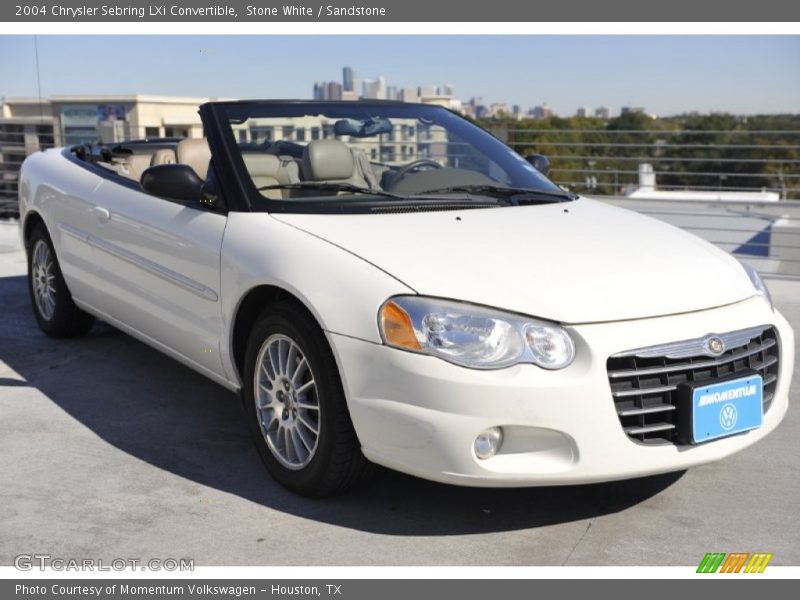 Stone White / Sandstone 2004 Chrysler Sebring LXi Convertible